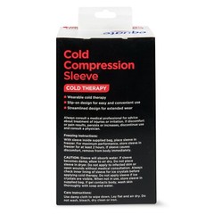 Equate Unisex Black Cold Swelling Therapy Compression Slip-on Sleeve One Size