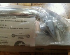Grab Bar LUMEX 18” KNURLED CHROME 2018A.