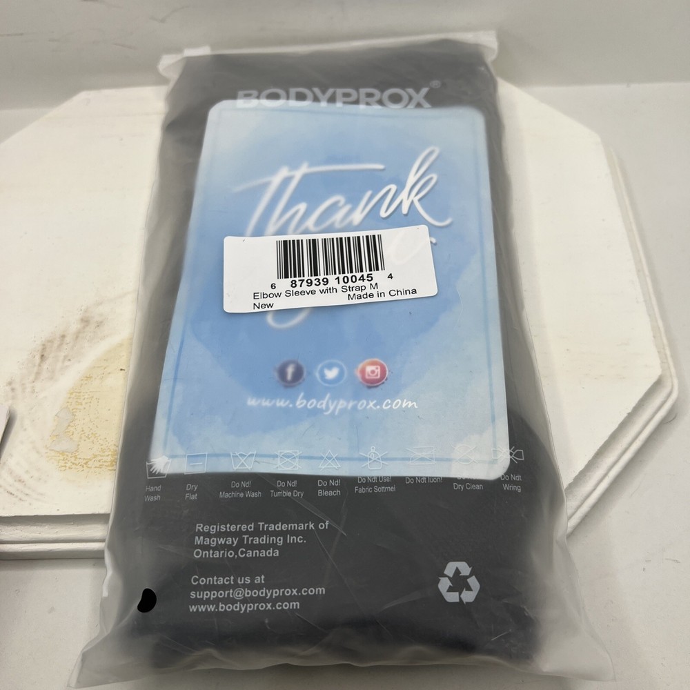Bodyprox Elbow Sleeve With Strap Medium New (2)