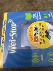 WET STOP 3 Cures Bedwetting Enuresis Alarm w/Loud Sound & Strong Vibration Blue