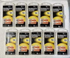 Duracell Size 13 Activair PR48 Hearing Aid Batteries (80 Pack) Exp 10/2026