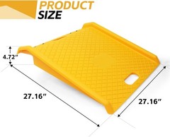 Portable Polypropylene Curb Ramp, 1000 lbs Capacity – Safe & Convenient Access