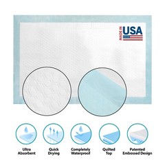 80 Disposable Puppy Training Underpads 23×24 Large Quilted Bed Pads Pee Pads