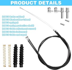 14Pcs Brake Cable Set for Walkers Repair Kit Universal 45 Inch Replacement Parts