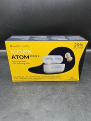Audien ATOM PRO 2 Wireless Rechargeable OTC Hearing Aids