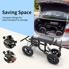 Flybrother All Terrain Knee Scooter for Adults Foldable Knee Scooter