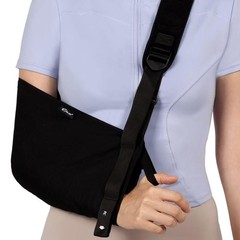 HKJD Arm Sling for Shoulder, Wrist, Elbow Injuries, One Size, Black