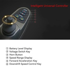 DC24V Electric Wheel Chair Controller with Brake Connector, Mobility…