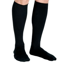 CURAD Compression Short Dress Socks Nylon/Spandex/Cotton Black Size D Short