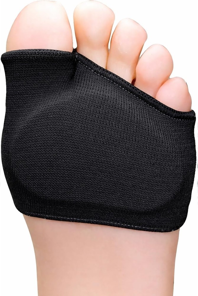 forefoot pads for pain relief hallux valgus support for bunion (1 pair) (Black)