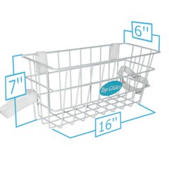 Top Glides Economy Wire Walker Basket