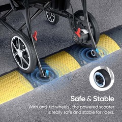 25lbs Lightweight Carbon Fiber Electric Wheelchairs All Terrain Airline Approve