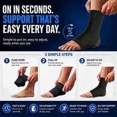 Lightweight Ankle Brace – Non-Slip Compression Sleeve for Active Lifestyles