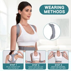 Back Posture Correction Corrector Back Support Shoulder Brace Belt For Men Women