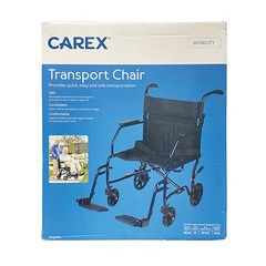 Transport Chair 19 Steel Metallic Blue Foldin