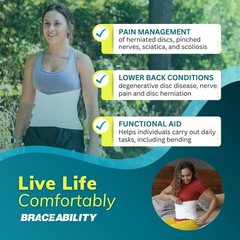 BraceAbility Plus Size 6XL Bariatric Back Brace – Obese Support Girdle