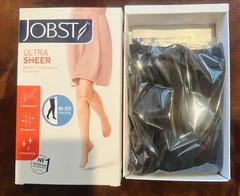 Jobst Ultra Sheer Medical Compression Stocking 15-20mmHg Sz#XL Dark Grey