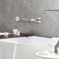 2 Pack 24-Inch Anti Slip Shower Handles 1″ diameter Stainless Steel