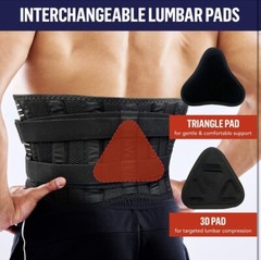 DR. ARTHRITIS BACK BRACE SUPPORT BELT, MEDICAL LOWER LUMBAR BRACE MEDIUM