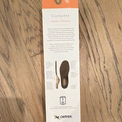 Aetrex Compete L405 Orthotic Insoles Full Length Anti-Microbial Women’s 7
