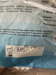 50 QuickChange Male Urine Management Wrap Incontinence One Size 10ct x 5 SEALED