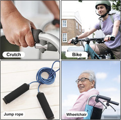 Cane Hand Grips Foam Replacement Set of 4 for Offset Canes Safety Comfort