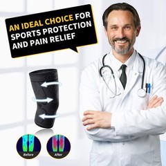 CAMBIVO 2 Pack Knee Brace, Compression Sleeve Support for Small, Black