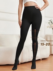 Women’s Compression Pantyhose Closed Toe High Waist Support Stockings 15-20mmHg
