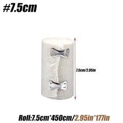 Elastic Compression Bandage Wrap 1 Roll for Ankle Foot Calf Sports Sprains