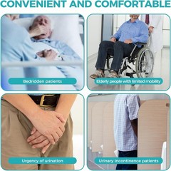 Men’s wearable urine collection bag