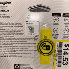 Energizer EZ Turn & Lock Size 13 Hearing Aid Batteries, 24-Pack