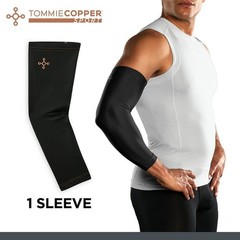 TOMMIE COPPER SPORT SPANDEX COMPRESSION ARM SLEEVE LARGE/EXTRA-LARGE – BLACK