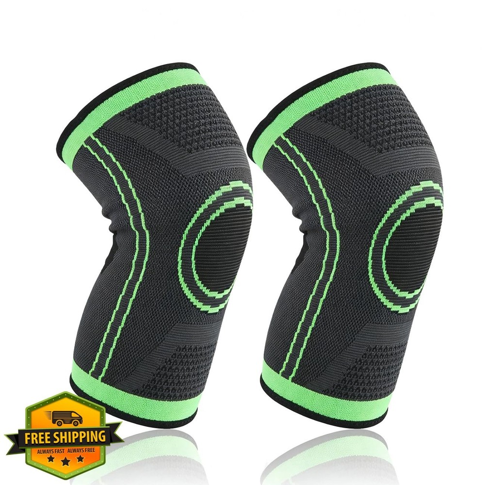 JUSDIQIR Knee Sleeve Gray Green Medium