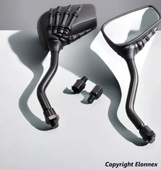PRIDE MOBILITY SCOOTER MIRRORS WITH 8mm and 10mm ADAPTERS