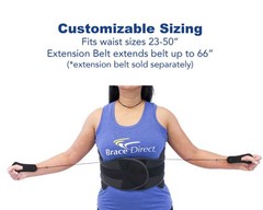 VertebrAlign LSO Lumbar Back Brace LSO0648 L0631 Pain Relief and Support for