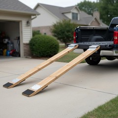 Utility Loading Ramps – Aluminum Top Kit 2 Pack, Non-Skid 1,400 lb Load Capacity