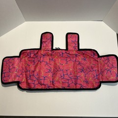 SupreGear Walker Bag Pink Geometric Multi Pocket Organizer Pouch NEW IN BOX