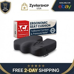 5 STARS UNITED Memory Foam Seat Cushion – Tailbone Pain Relief