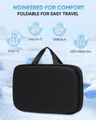 Foldable Gel Memory Foam Seat Cushion – Ideal for Office Chairs & Air Travel