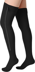Thigh High Zipper Compression Socks 20-30 Mmhg Zipper Compression Stockings Thig
