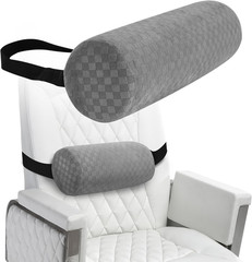 Lumbar Roll Pillow for Lower Back, Lumbar Support Foam Roll Cushion with Pillowc