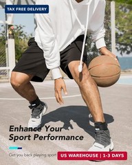 Quick Lace Up Ankle Brace for Women Men with Removable Side Splints, Adjustable