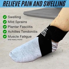 Ankle X Strap for Achilles Tendon and Planter Fasciitis Support, 1 Pack, Ankl…