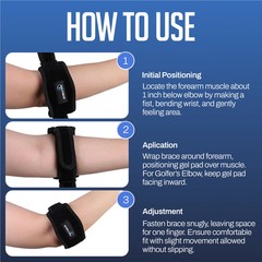 Elbow Compression Strap for Tennis & Golf Athletes | Athletin Be Sporty