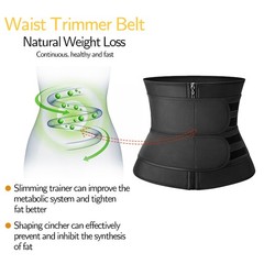 Mens Neoprene Sweat Belt Fat Burner Tummy Control Body Shaper Waist Trainer Gym