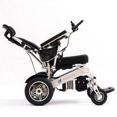 Manual Recline Electric Wheelchair Mobility Chair Folding Electric Wheelchair