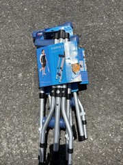 Folding Crutches Under Arm Grip Padded Cushions OSFM Carex Lightweight Aluminum