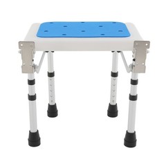Shower Folding Seat Wall Mount Height-Adjustable Shower Foldable Shower Seat