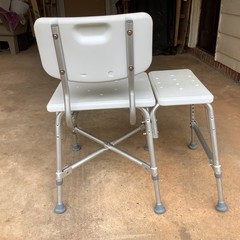 Guardian bariatric transfer chair ref#MDS86952XW..white plastic and aluminum