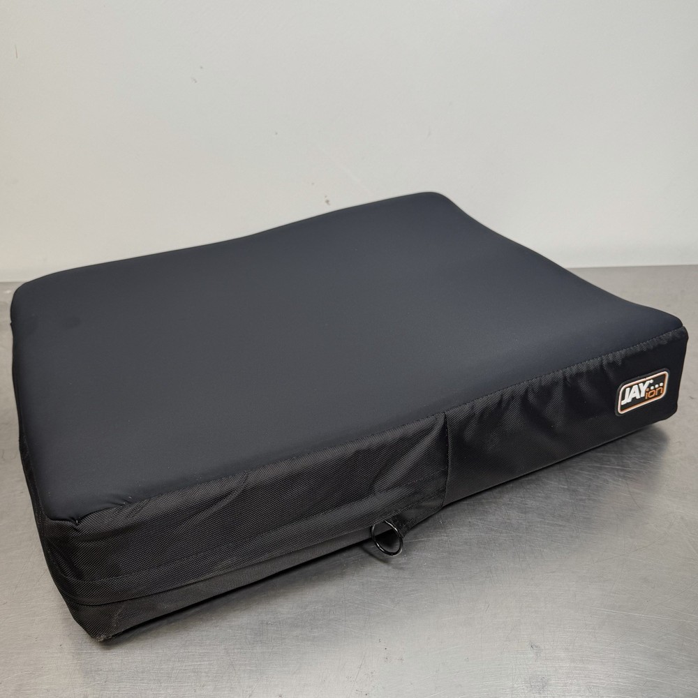 JAY ION Seat Cushion for Wheelchairs 20″ x 15″ Anti Microbial, Visco Memory Foam